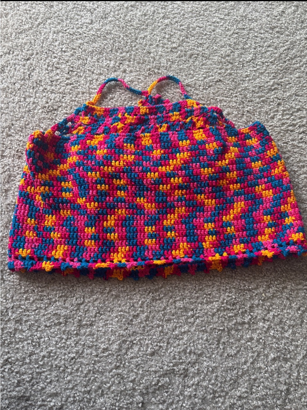 Handmade Crochet Racerback Top - Picture 3 of 6